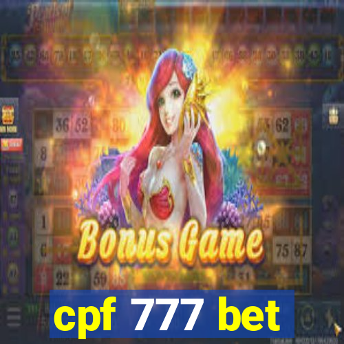 cpf 777 bet
